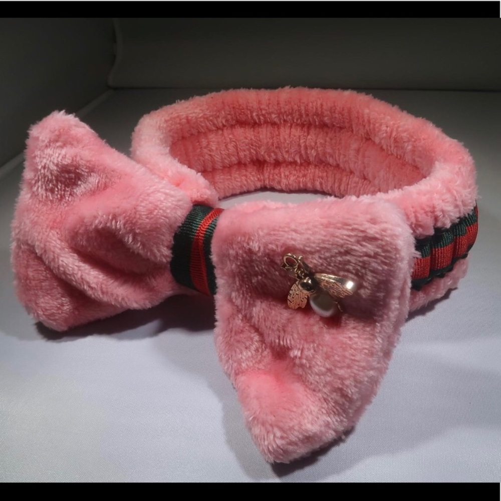Pink Puffy Stylish Headband Bow